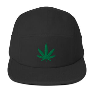 Marijuana Leaf 5-Panel Cap