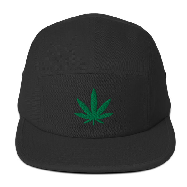 Marijuana Leaf 5-Panel Cap