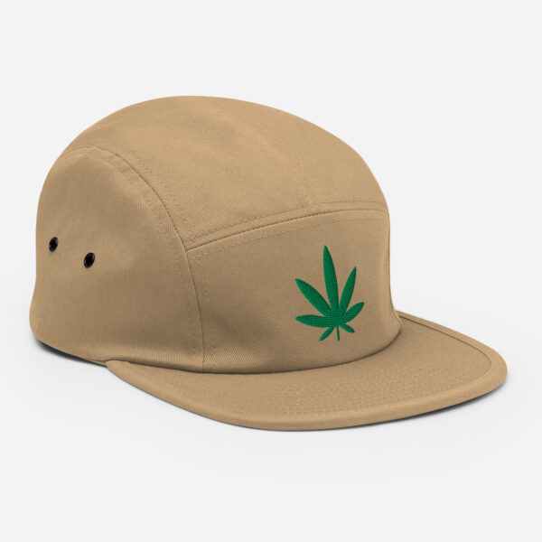 Weed Leaf 5-Panel Cap - Image 3