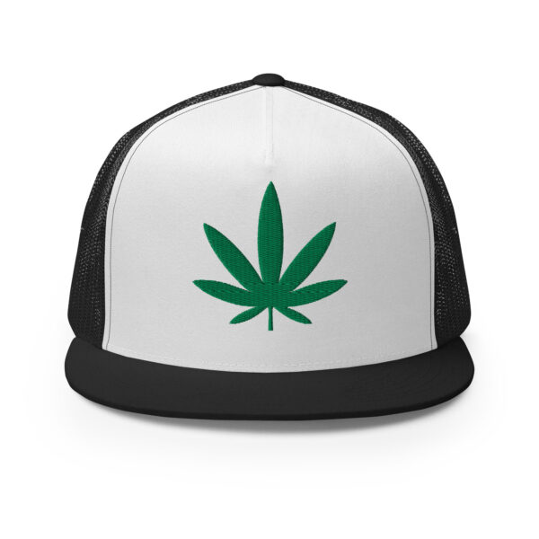 Marijuana Leaf Trucker Hat
