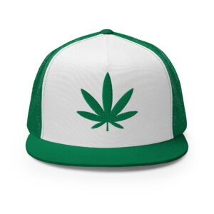 Cannabis Leaf Trucker Hat