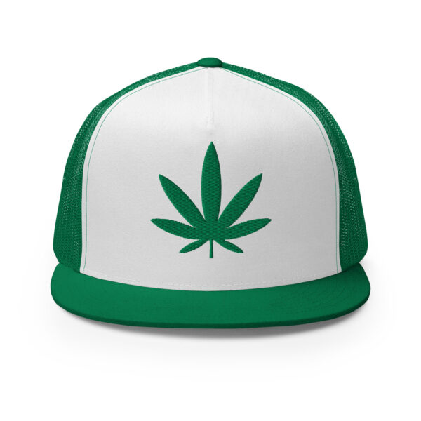 Cannabis Leaf Trucker Hat