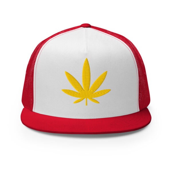 Weed Leaf Trucker Hat