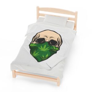 Bandana Skull Weed Blanket (50"x60")