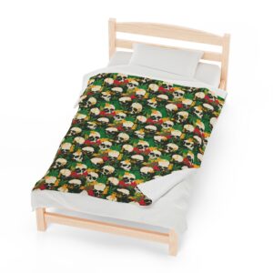 Cannabis Skulls Weed Blanket (50"x60")