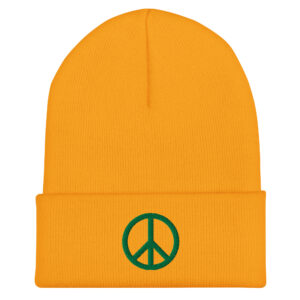 Peace Sign Rasta Beanie