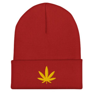 Rasta Pot Leaf Beanie