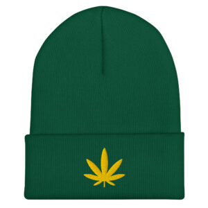 Pot Leaf Rasta Beanie