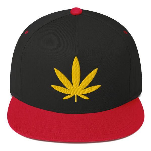 Pot Leaf Snapback Hat
