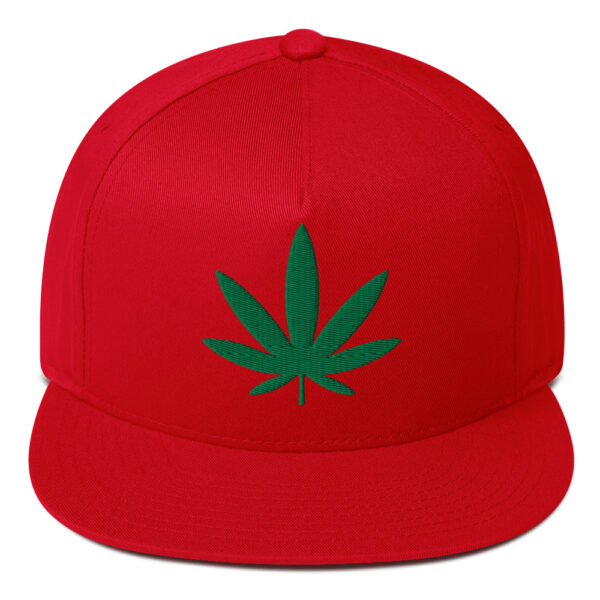 Rasta Weed Snapback Hat