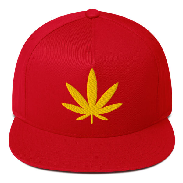 Rasta Weed Snapback Hat