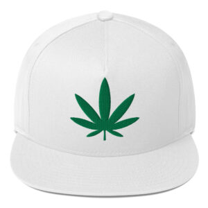 Marijuana Leaf Snapback Hat