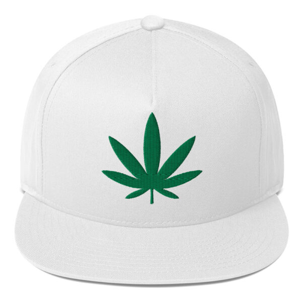 Marijuana Leaf Snapback Hat