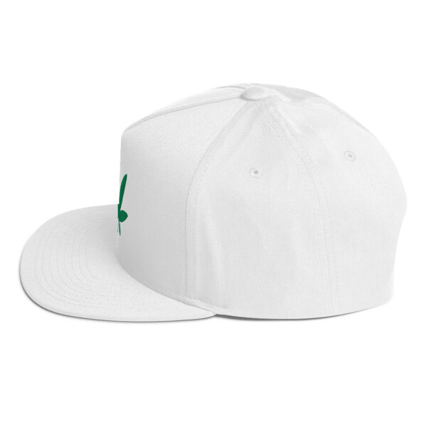 Marijuana Leaf Snapback Hat - Image 3