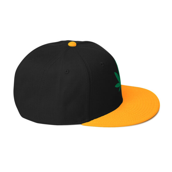 Weed Leaf Snapback Hat - Image 5