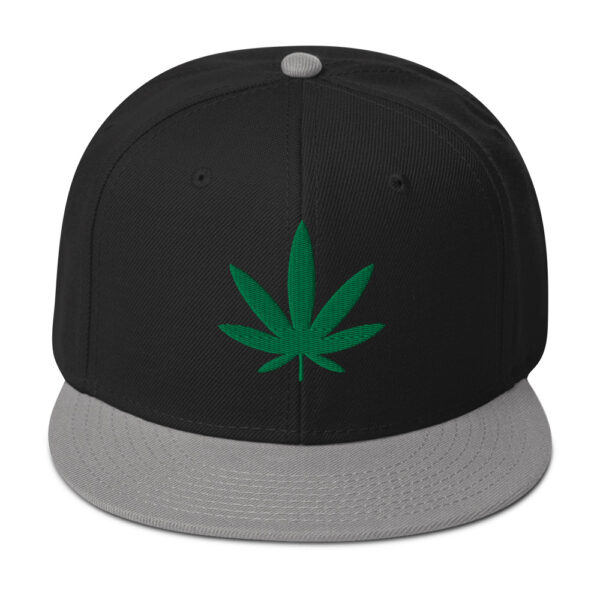 Pot Leaf Snapback Hat