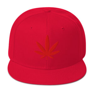 Pot Leaf Snapback Hat