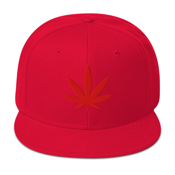 Pot Leaf Snapback Hat