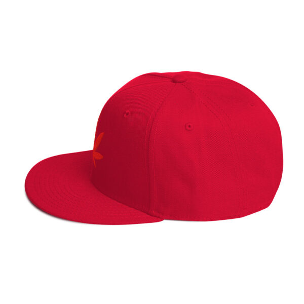 Pot Leaf Snapback Hat - Image 4
