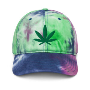 Cannabis Leaf Tie Dye Cap